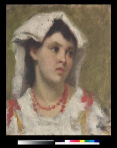 Portrét mladé ženy z Ciociaria, 1877 od Leonardo Bazzaro