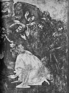 Klanění tří králů – pravá spodní část, c1481 1945 od Leonardo da Vinci