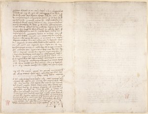 Arundel 263, f.215v, f.218 Poznámky a diagram z 