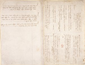 Arundel 263, ff.229v, f.226 Poznámky Leonarda da Vinciho z 