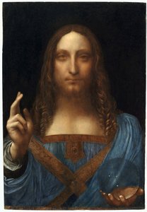 Před Kristem jako Salvatore od Leonardo da Vinci