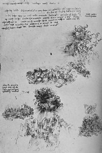 Destruction Rained from Heaven on Earth, c1480 1945 od Leonardo da Vinci