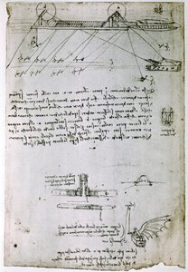 Výňatek z Da Vinciho rukopisu popisující princip a konstrukci "mořského bagru" (rukopis) od Leonardo da Vinci