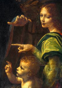 La Vierge aux rochers - Skalní madona ... od Leonardo da Vinci