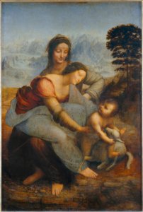 Leonardo da Vinci, Hl. Anna Selbdritt od Leonardo da Vinci