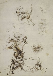 Leonardo da Vinci, objekt 1857,0110.1 - recto (British Museum) od Leonardo da Vinci