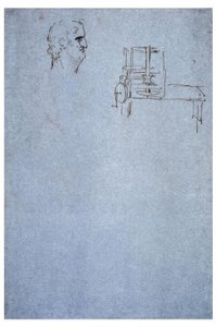 Portrét mužského profilu od Leonardo da Vinci