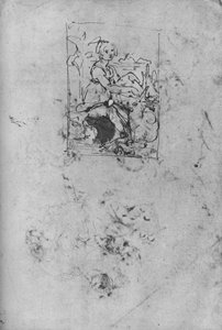 Panna s jednorožcem, c1478-1480 1945 od Leonardo da Vinci