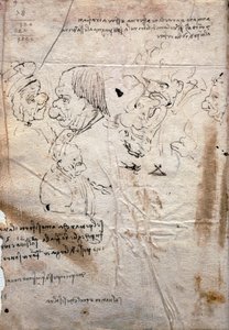 Mužské karikatury a seznam knihoven, Codex Trivulzianus od Leonardo da Vinci