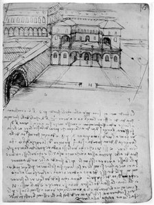 Plán ideálního města, 1488-1490 1954. od Leonardo da Vinci