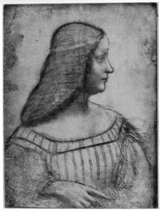 Portrét Isabelly dEste, 1500 1954. od Leonardo da Vinci