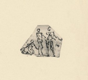 Sketch of Three Figures, c1480 1945 od Leonardo da Vinci