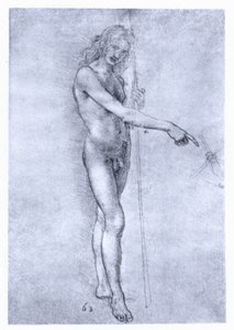 Svatý Jan Křtitel, c1478. od Leonardo da Vinci