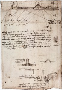 Studie pro námořní bagr od Leonarda de Vinci (Leonardo da Vinci) (1452 - 1519). Kresba perem a inkoustem. od Leonardo da Vinci
