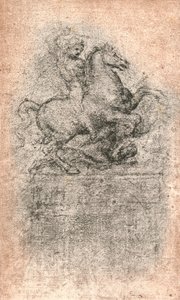 Studie k pomníku Sforza, c1482-c1499 1883 od Leonardo da Vinci