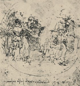 The Unmasking of Envy, c1480 1945 od Leonardo da Vinci
