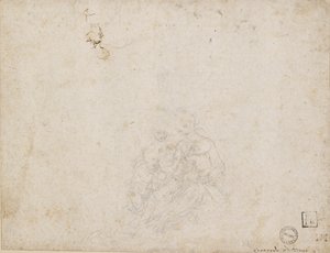 Panna a dítě zbožňované, 1472-1519 od Leonardo da Vinci