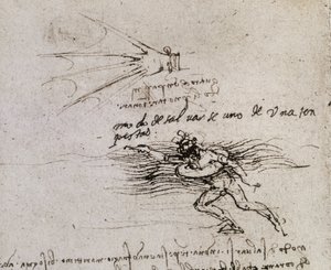 Palma a bóje, Codex Atlantic od Leonardo da Vinci