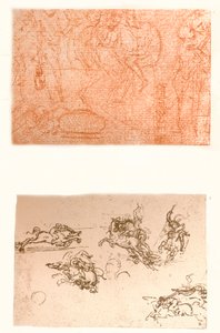 Dvě kresby, c1472-c1519 1883. od Leonardo da Vinci