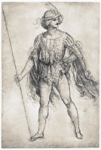Mládí v maškarním kostýmu, 1506-1507 od Leonardo da Vinci