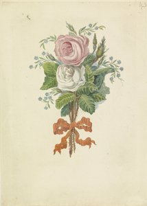 Růže se siluetami královské rodiny, 1816
