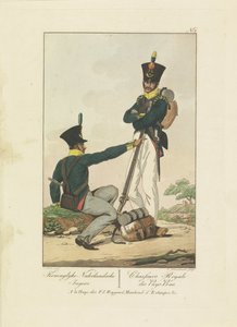 Dva lovci, 1814-1818 Koninglyke Nederlandsche Jagers / Chasseurs Royale des Pays-Bas (název na objektu) Sedm jednotných představení 1814-1818 (název seriálu)