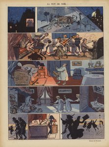 Štědrý večer. Ilustrace pro Le Rire