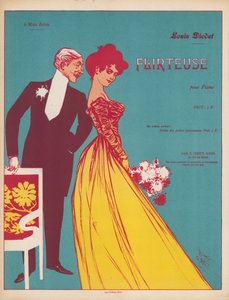 Flirteuse (barevná litografie)