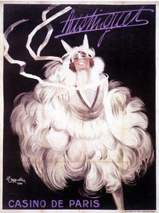 Plakát představující Mistinguett (Mistinguette) v kasinu de Paris od Leonetto Cappiello