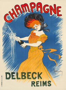 Champagne Delbeck , c. 1902. od Leonetto Cappiello