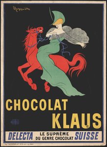 Čokoláda Klaus, 1902. od Leonetto Cappiello
