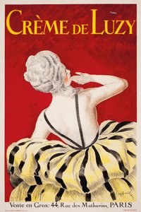 "Creme de Luzy", reklamní plakát pro pařížskou kosmetickou firmu Luzy, 1919