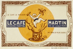 Francouzská reklama na kávu Martin, po Leonetto Cappiello 1921 od Leonetto Cappiello