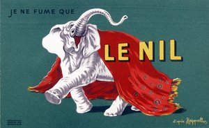 Kouřím pouze Nil. Reklamní plakát na cigarety "The Nile" od Leonetta Cappiella (1875-1942). sd. 20. stol. od Leonetto Cappiello