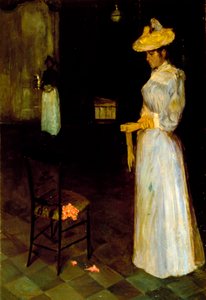 Dáma v interiéru od Leonetta Cappiella od Leonetto Cappiello