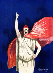 Plakát k filmu "The Daily" od Leonetta Cappiella (1875-1942) z roku 1923 Soukromá sbírka od Leonetto Cappiello