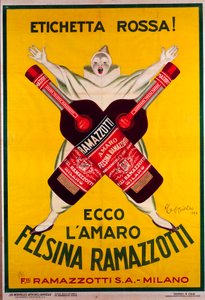 plakát na nápoj Amaro (Amer) felsina Ramazzotti od Leonetto Cappiello