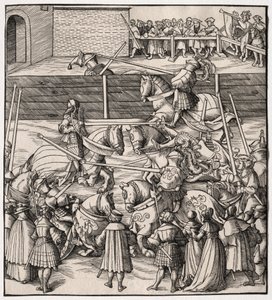 Umění rytířství a naklánění, 1513-1518. od Leonhard Beck