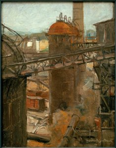 L. Sandrock, pohled na ocelárnu