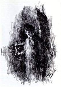 Ilustrace k dramatu Maškaráda M. Lermontova, 1891 od Leonid Osipovic Pasternak