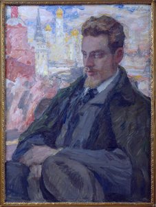Portrét básníka Rainer Maria Rilke (1875-1926), od Pasternaka, Leonid Osipovič (1862-1945). Olej na plátně