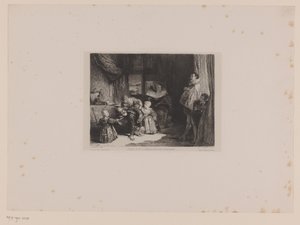 Hendrik IV jako velvyslanec van Spanje Jindřich IV a španělský velvyslanec (titul na předmětu)