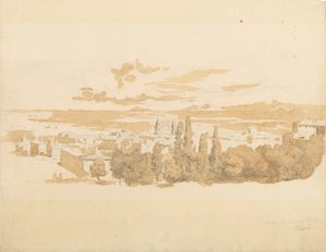 Pohled na Frascati od Leopold Kerpel