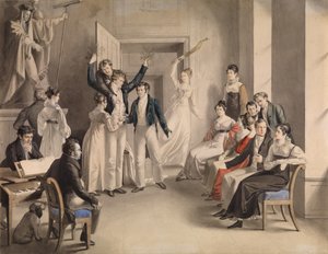 Franz Schubert 1797-1828. Společenská hra Schubertians v Atzenbrugg, 1821