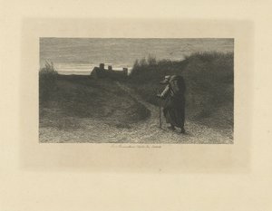 Turista v krajině dun