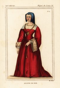 Jeanne de Bar, jediná dcera Roberta de Bar, manželka Louise de Luxembourg