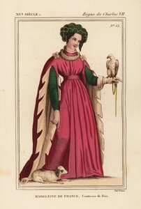 Madeleine de France, hraběnka de Foix, dcera francouzského krále Karla VII.