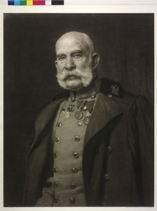 Rakouský císař František Josef I. od Leopold Stephan (after) Horovitz
