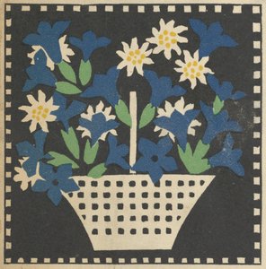 Košík květin, 1907. od Leopoldine Kolbe
