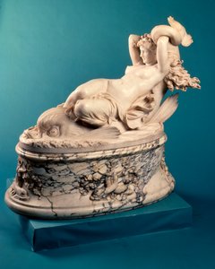 Galatea na delfínu, kolem roku 1880 od Leopoldo Ansiglione